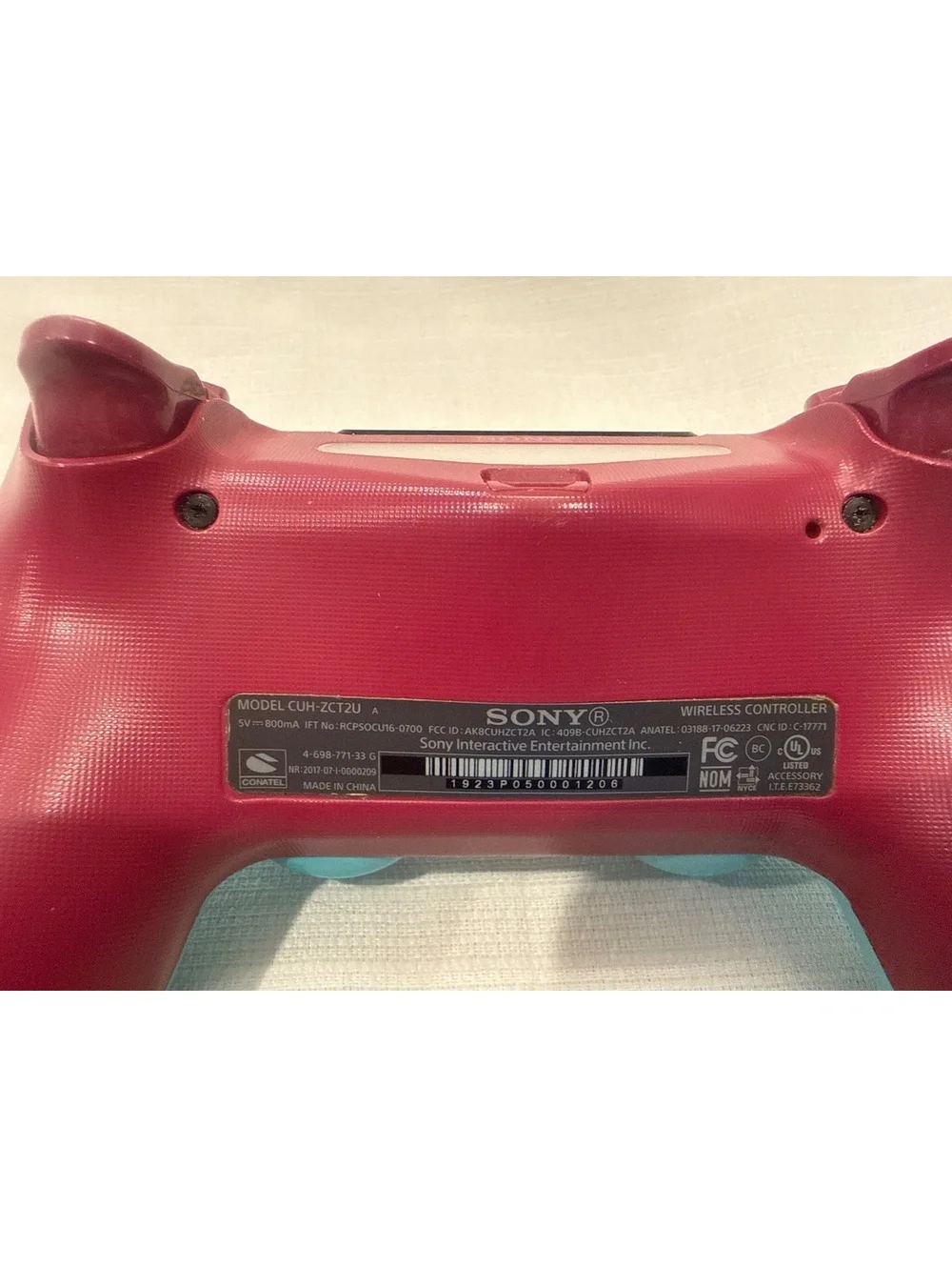 Sony DualShock 4 Wireless  Controller CUH-ZCT2U - Turquoise and Burgundy